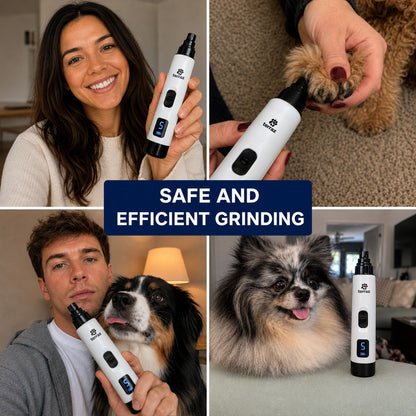 Terraz™ Ultra-Quiet Pet Nail Grinder